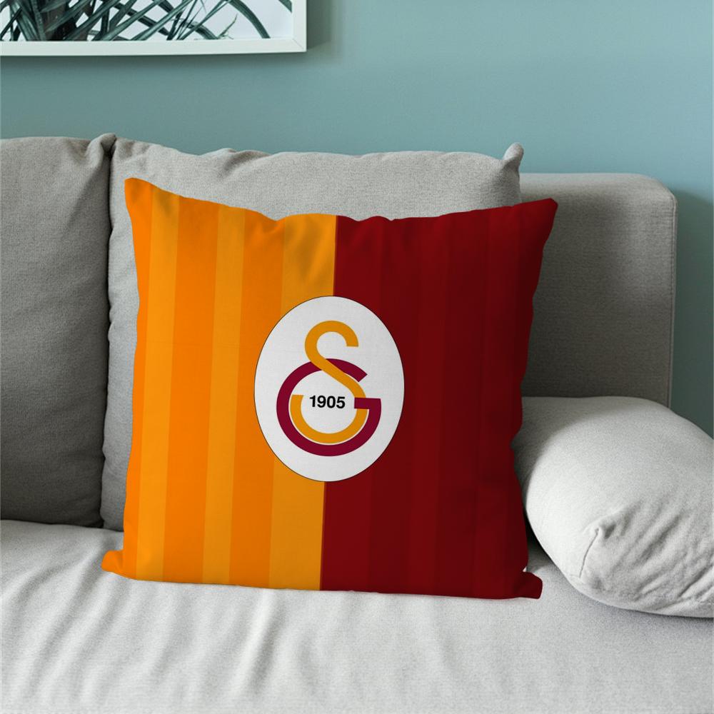 Turkey Sport-G-Galatasaray Club Pillow Case Sofa Bedside Table Bedroom Backrest Living Office Cushion Printed Square Multiple