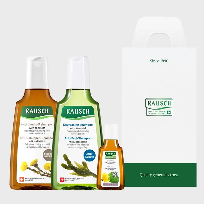 Rausch Coltsfoot Shampoo 200ml + Seaweed Shampoo 200ml