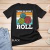 Rolig sticktröja virkgarn vintage grafisk plusstorlek unisex t-shirt
