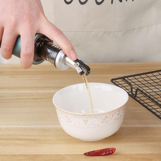 Ugello Versatore Anti-Perdite Per Bottiglie - Per Olio, Aceto, Vino E Salse | Design Pratico Con Coperchio