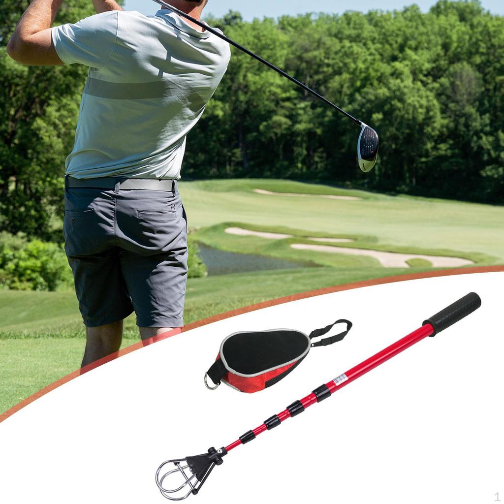 Golf Ball Retriever Picker Accessories Telescopic Golfers Gifts Professional Training Equipment
