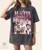 Retro Austin Butler Shirt - Amerikanischer Schauspieler, American Psycho, Christian Bale, Vintage Film-T-Shirt