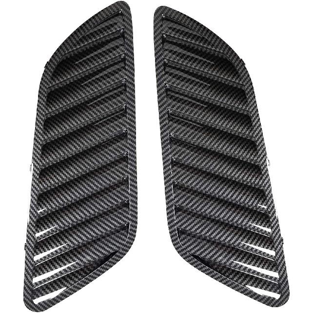 Car Front Grill Hood Cover, Carbon Fiber Bonnet Grill Air Outlet Vent Cover Trim For E90 E91 E92 F30 E46 DTM Style, 500136171