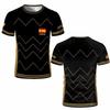 Maglia Grafica Bandiera Spagnola Moda Stampa Geometrica Asciugatura Rapida T-shirt Calcio Uomo Donna Sport Allenamento Casual Traspirante Top