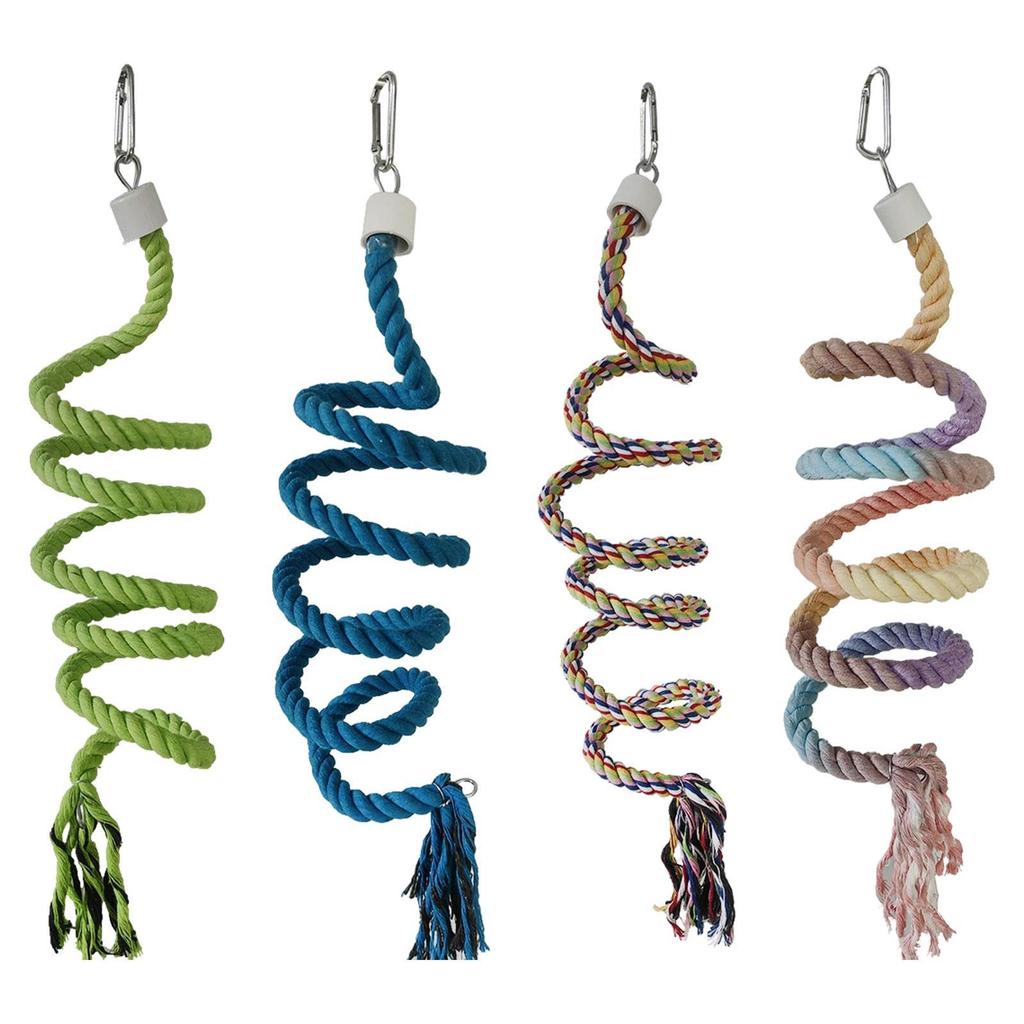 Cotton Bird Climbing Perch, Versatile Toy for Parrots And Canaries