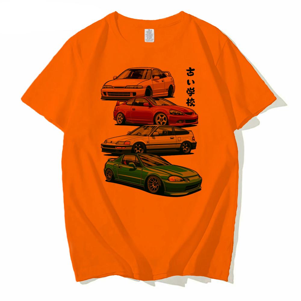 

Fashion Men T-Shirts JDM Mix Sports 800 AE86 Cressida and Levin TE27 Print T-Shirt Boy Casual Tops 4XL