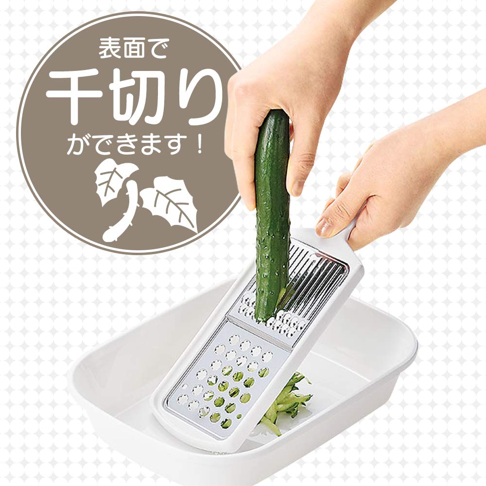 Shimomura Kogyo Full Vegetable Julienne and Made In Dishwasher Made In Niigata Grater, Japan, Safe, FV-656, Tsubame-Sanjo,