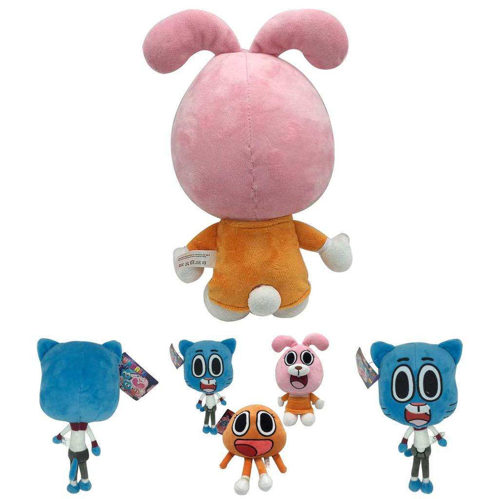 Entzückendes und weiches 25 cm Darwin Plüschtier aus Die erstaunliche Welt von Gumball für Kinder