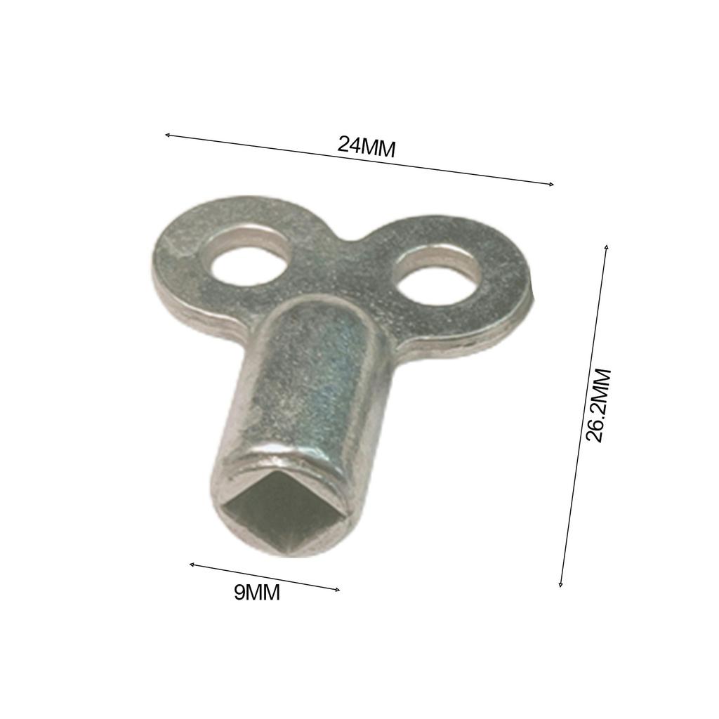 Exhaust Valve Key 5×5mm Shatterproof Material Silver Zinc Alloy