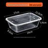 BEIXUN Disposable Clear Food Containers with Lids