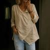 Women's Fashion Loose-Fit -Color Casual Top