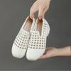 Fashion GKTINOO 2025 Summer Hollow Woven Breathable Shoes Women Sandals Thick Soled Wedges Genuine Leather Shoes Summer Platform Sandals