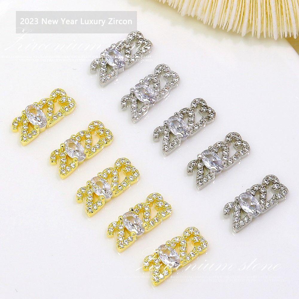 

Gemstone Zircon Luxury Nail art Diamonds Nail Art Decoration Nail Art Drills Chain Pearl Pendant