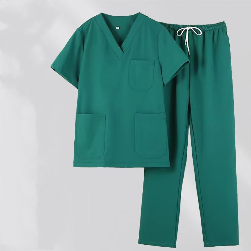 High end elastic quick dry cleaning hand short sleeved doctor's operating room brush hand clothes dental oral pet hospital