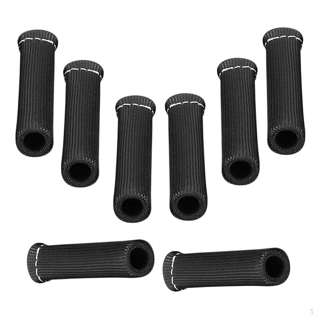 8 Pieces Sleeve, Fiberglass Reduces Temperature Universal Cover Automotive