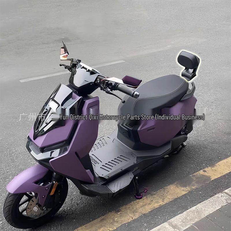 Aluminum Alloy Backrest for Niu FX/FXT Electric Scooter - No-Damage Rear Cushion Lumbar Support Accessory