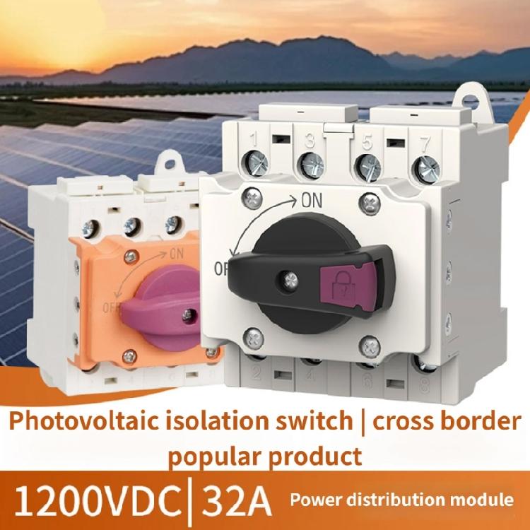 Photovoltaic Circuit Isolator Solar Disconnect Switches for Long Life And Easy Assembly In Solar Energy Systems