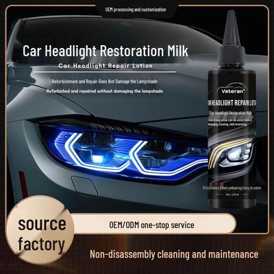 Headlight Repair Cream - Yellowing & Oxidation Remover, Scratch Refurbisher
