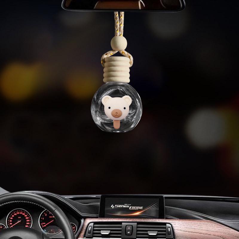 Cartoon Car Air Vent Perfume Bottle Ornament