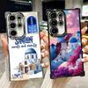 Santorini Greece Summer Soft Phone Case For Samsung Galaxy S26 Ultra S25 Edge S24 FE S23 Plus S22 S21 + S20 Plating Anti-Fall Fu