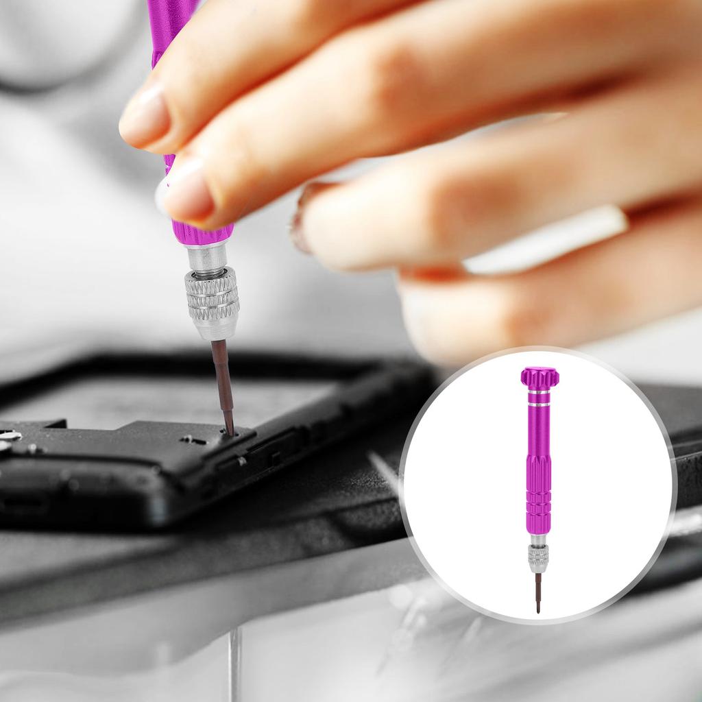 5‑in‑1 Screwdriver Aluminum Alloy Hardware Tools for Watch Jewelry Phone Maintenance