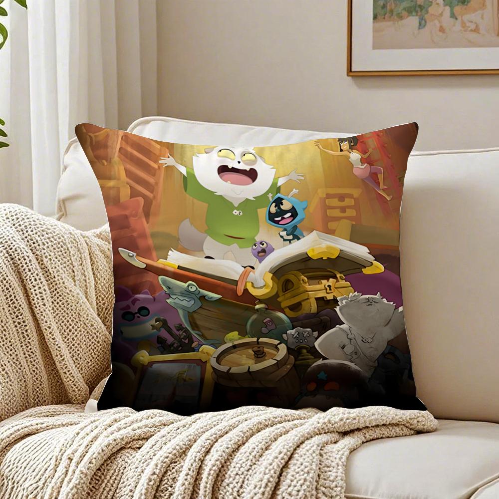 

HOT Game DDofus Cushion Cover Pillowcase Antidustmite living Room Sofa Decor Cushion Room 30X30cm