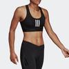 Adidas Contrast Stripe Sports Bra Women Underwear Black DT4026
