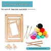 Children's Art Area Wool Knitting Board - DIY Weaving Material Kit for Kindergarten & Large Class Teaching