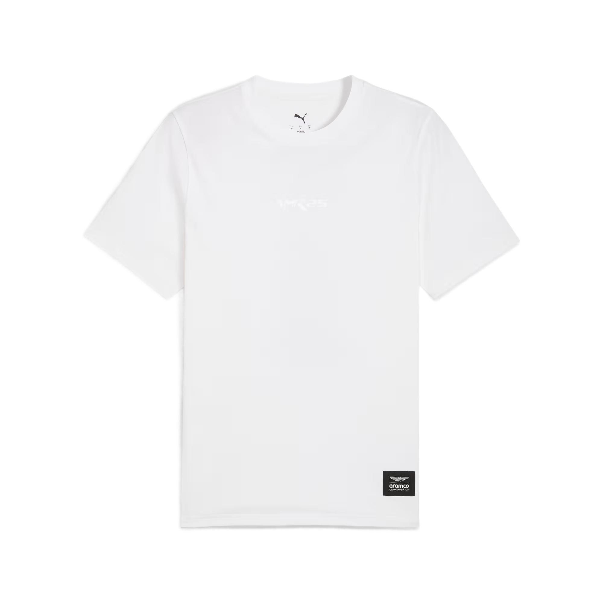 

Puma Aston Martin Aramco F1® Team Solid Color Crew Neck Short Sleeve T-Shirt Men Tops 634452-02 M