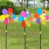 Tier Biene Sechs Farben Dreidimensional Windmühle Cartoon Kinderspielzeug Heim- Gartendekoration Windspiel Windrad Wirbelwind Hofdeko