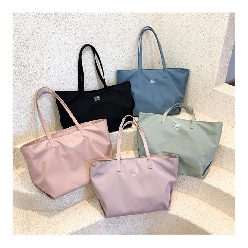 Pendlertasche fürs Klassenzimmer, Canvas-Tasche, wasserdicht, Nylontasche, große Tasche, lässig, Damen, großes Fassungsvermögen, Umhängetasche