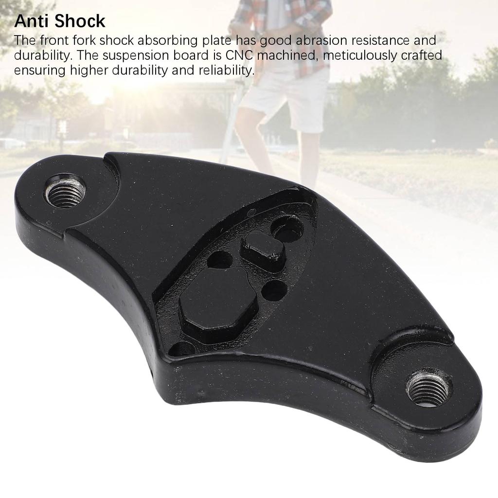 Front Suspension Fixation Board for M4 Folding Electric Scooter Front Damping Board Shock Absorbing Plate Spare Parts
