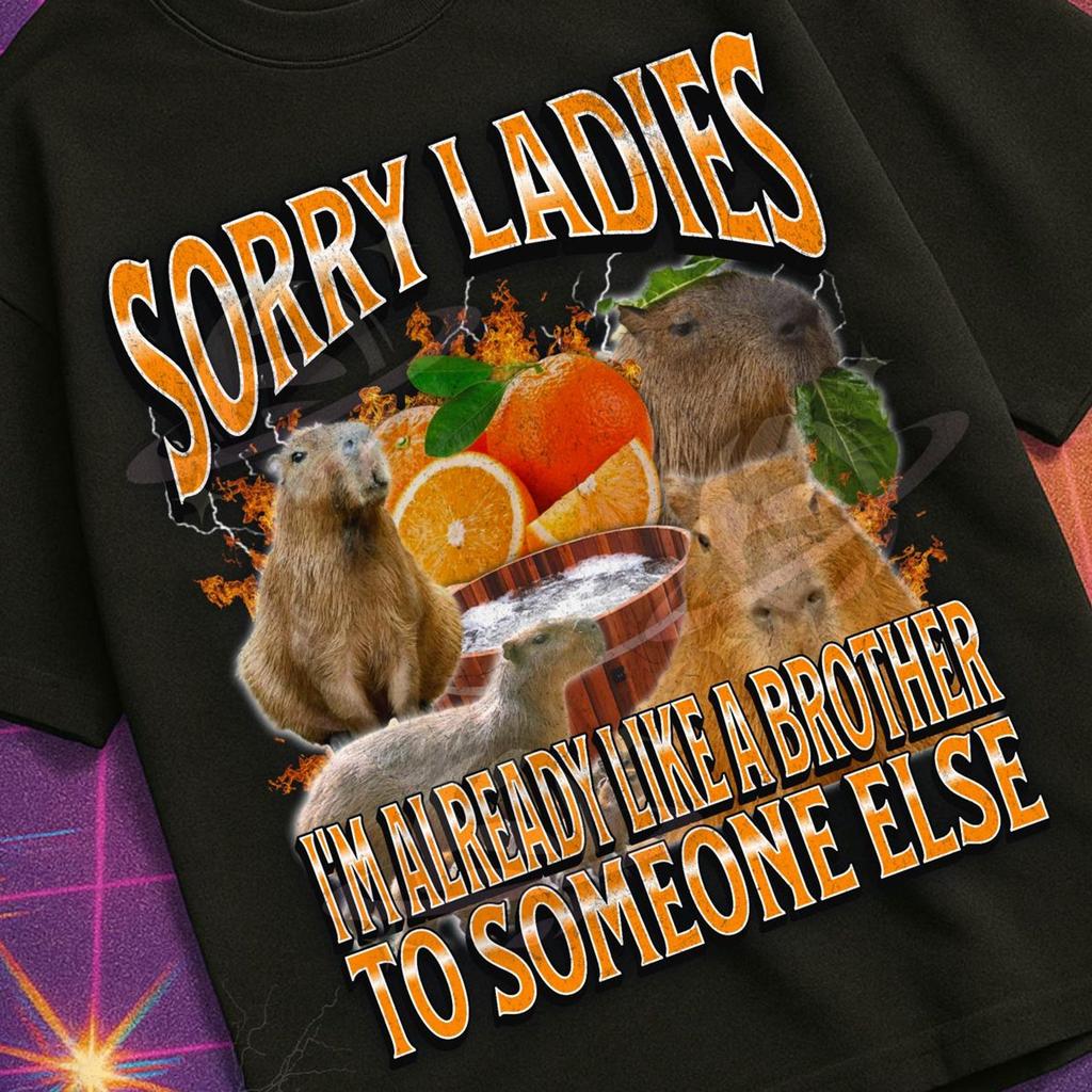 Already Like A Brother Funny Capybara Meme Bootleg Graphic T shirt, Unhinged Shirt, Cursed T shirt, Oddly Specific T shirt, Gen z Gift Shirt