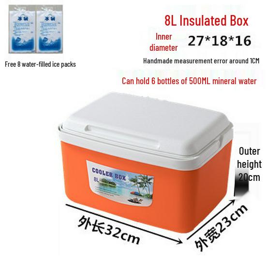 Tragbare isolierte Frischhaltebox für kleine Kühlschränke, den Außenbereich, zum Angeln und für unterwegs