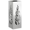 Solar LED Path Light 2 Pcs Silver Galvanized Steel