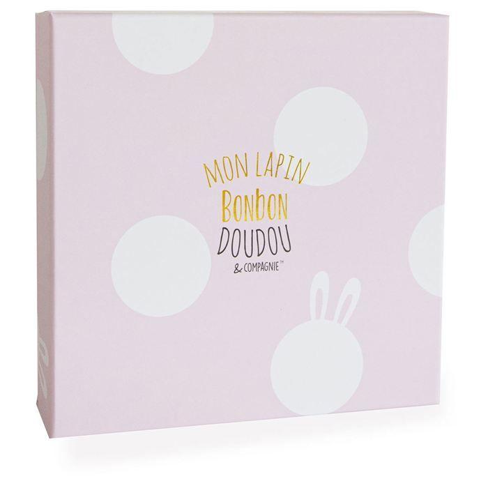 Doudou et Compagnie - Lapin Bonbon - Doudou Rose