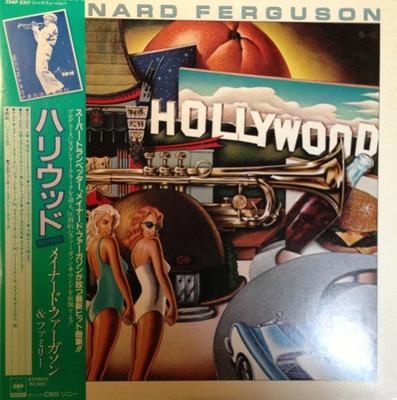LP Record MAYNARD FERGUSON - Hollywood (with Stanley Clarke, Lee 25AP2317 CBS/Sony 1982 Japan Obi Jazz Used