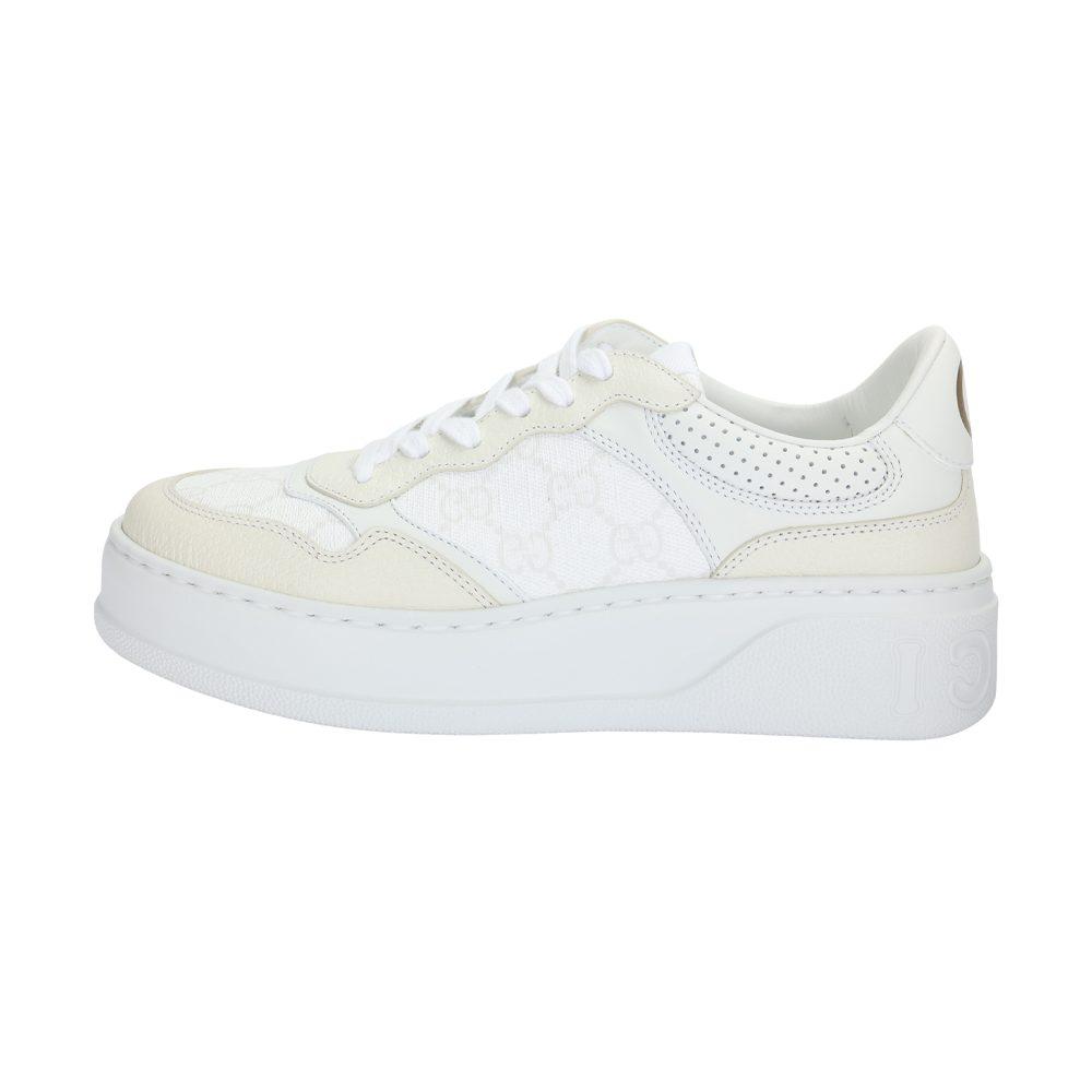 Gucci Wmns Gg Sneaker 'White Grey' Women's 700775 AACV2 9048