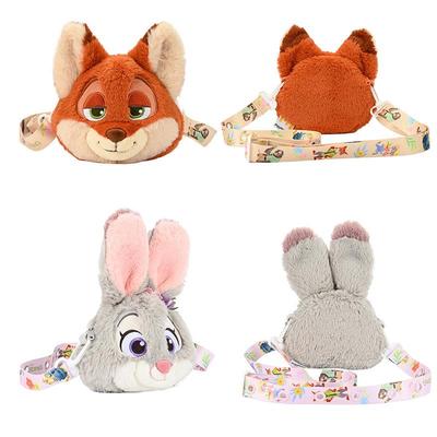 Disney Zootopia Judy & Nick Spring Flower Crossbody Plush Bag
