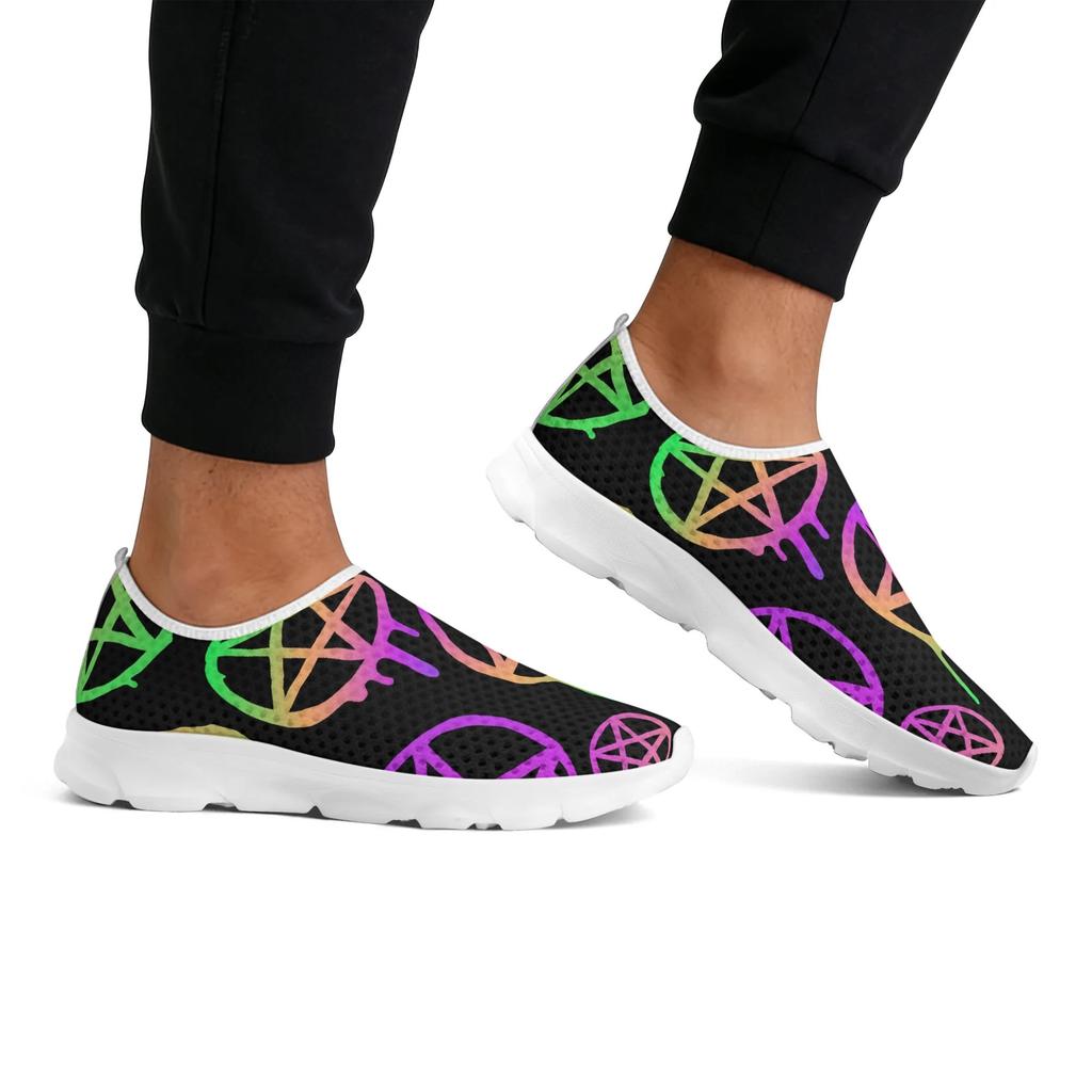 Non Slip Athletic Sneakers EU 36-48, Breathable Mesh Running Shoes, Unisex Walking Sport Shoes for Men Women