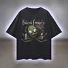 Salad Fingers T-Shirt, Creepy Web Series Graphic Tee, Surreal Horror, Cult Animation, Pure Cotton