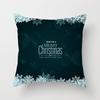Christmas theme Christmas tree decoration printed pattern cushion cover home living room sofa decoration pillow pillow cover