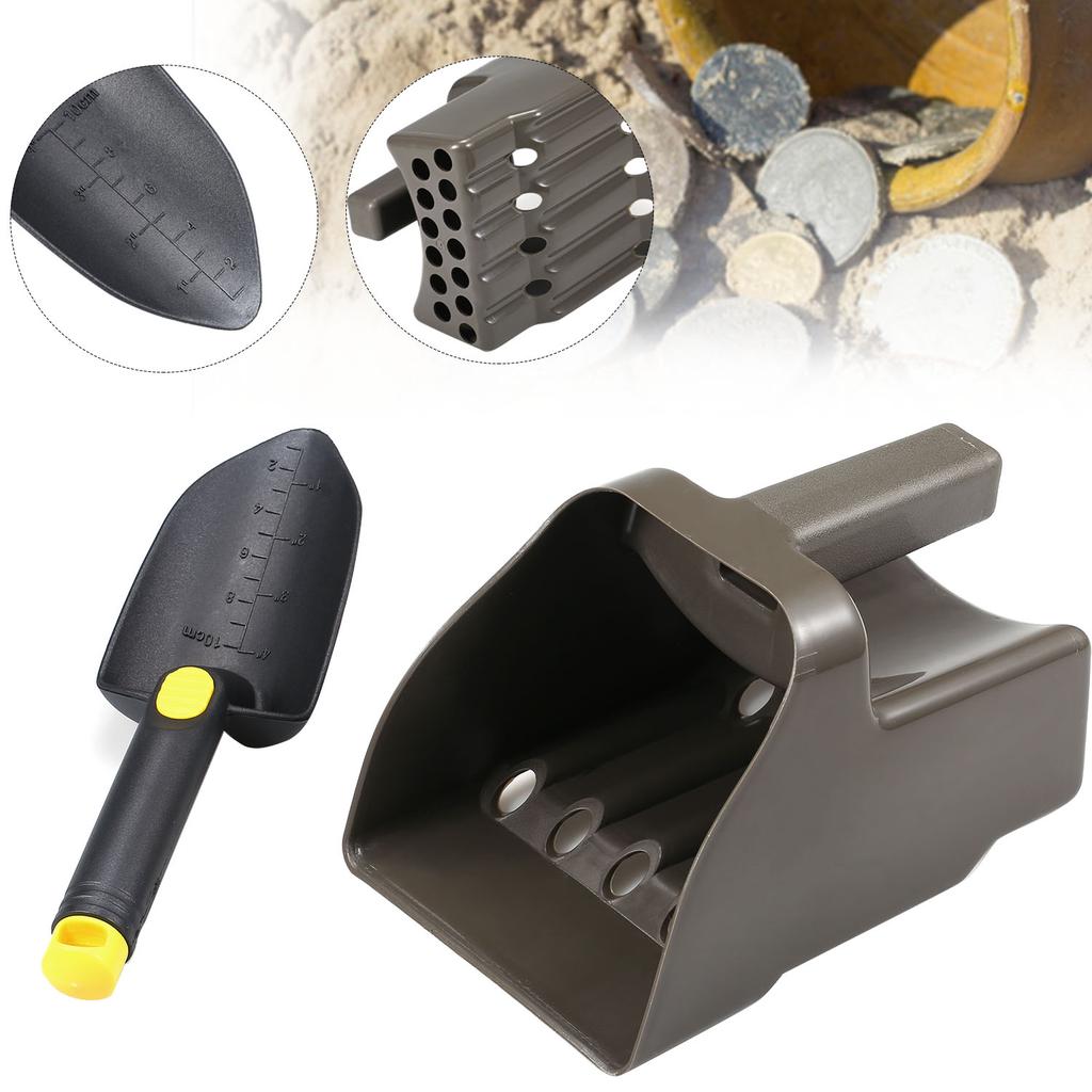 Sand Scoop and Shovel Set Digging Tool Accessories for Metal Detecting and Treasure Hunting