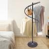 360° Rotating Clothing Rack Floor Stand W/ Spiral Design, Portable Garment Rack for Modern Home & Closet Organizer 5.91ft Height