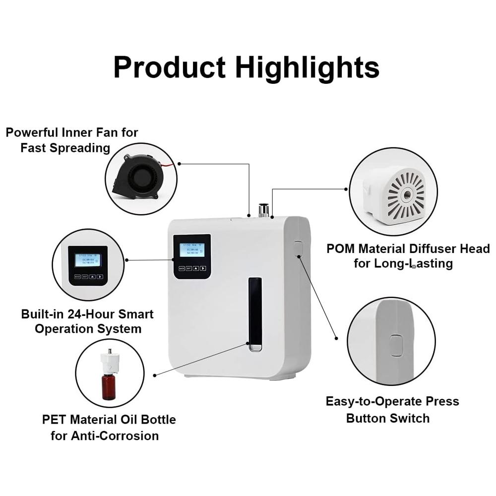 Aroma Diffusor Ätherisches Öl Diffusor Smart Duft Luft Maschine Mit Kalter Luft Vernebler Technologie Wasserlosen Aromatherapie Diffusor