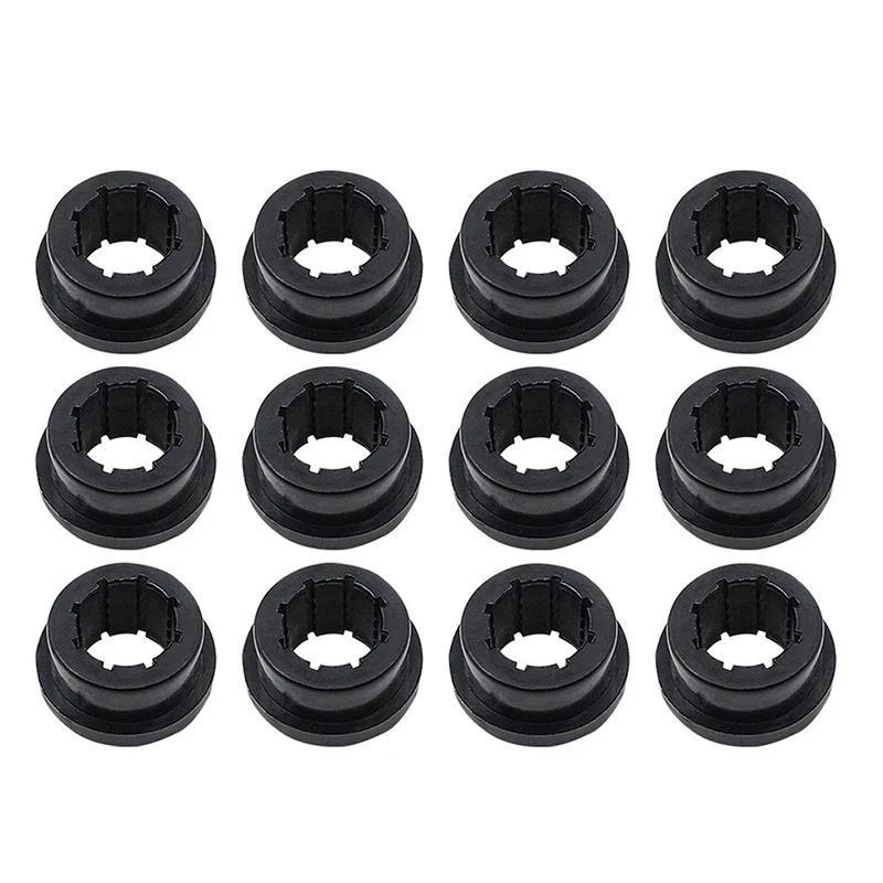12Pcs Car Bushing Halves Parts for Skunk2 EG EK DC Lower Control Arm LCA Rear Camber Kit Replacement