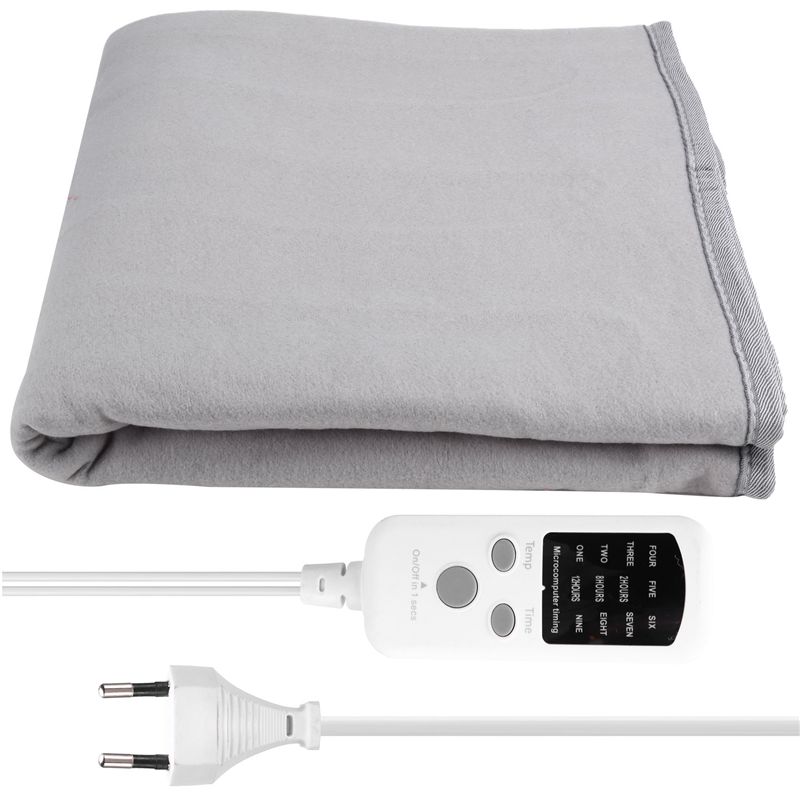 

AEE4-220V Electric Blanket For Bed Heating Blankets Smart Control Switch Heating Mat 80X150cm EU Plug серый