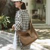 Crossbody Bag Women's Large-capacity Canvas Bag Casual Shoulder Bag Fashion Tote Bag Lazy Style Retro Dumpling Bag