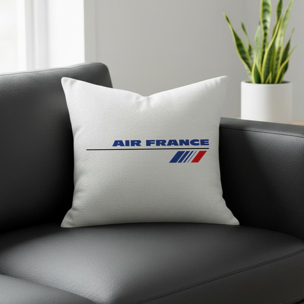 Brand Air France Cushion Cover Natural Linen Pillowcase Set AllinOne Decor for Sofa Bedroom Chair