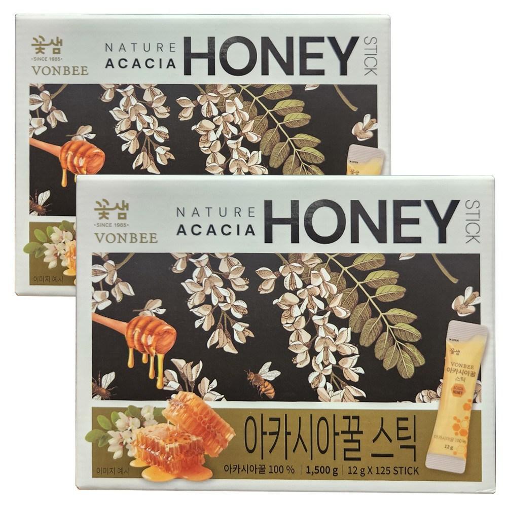 Kkotsaem Bonbi Acacia Honey Sticks Costco Disposable Portable 250 Pcs 12g
